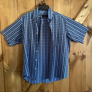 Casual Blue Button-Up